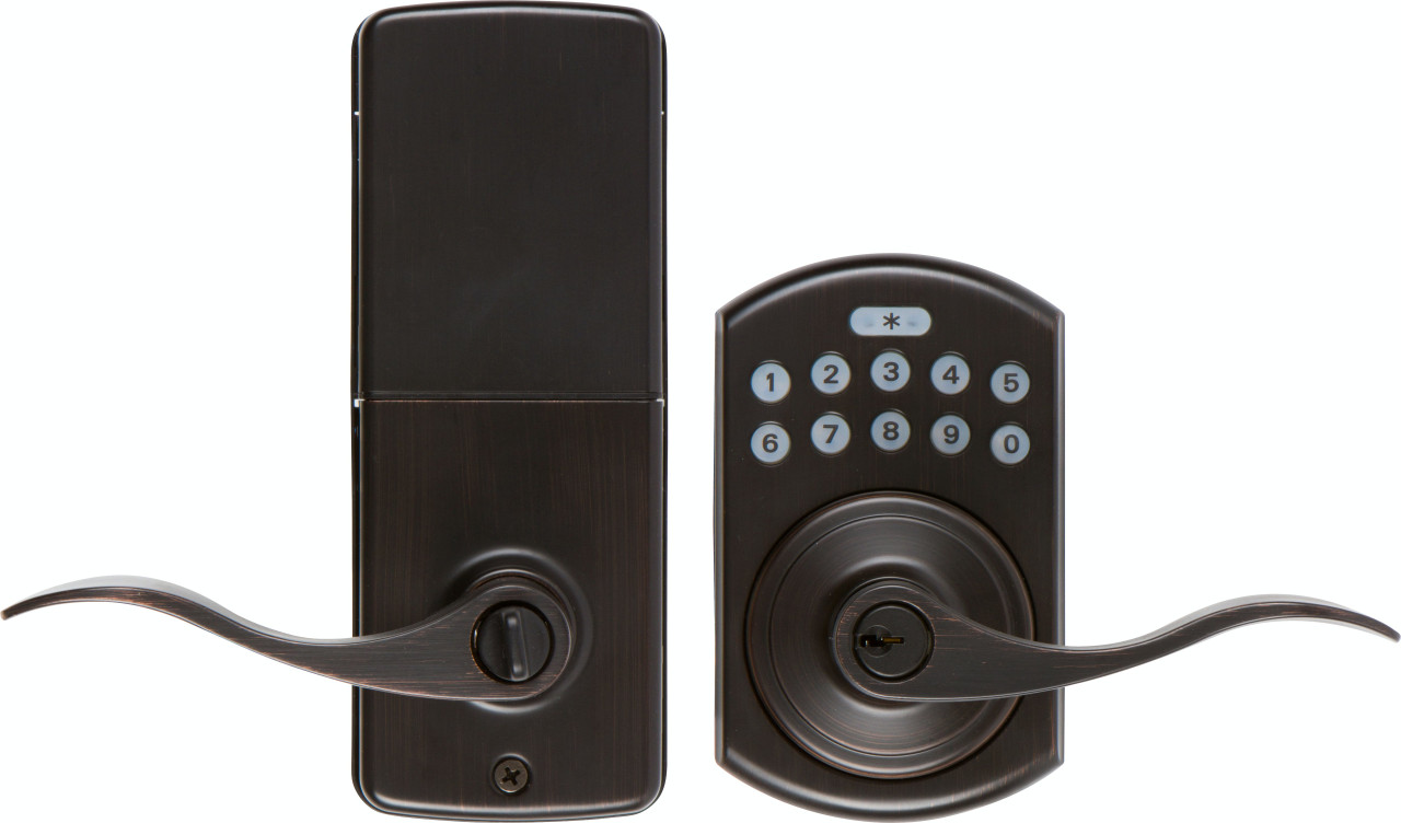 LP250 Electronic Keypad Leverlock, Tuscany Bronze Finish
