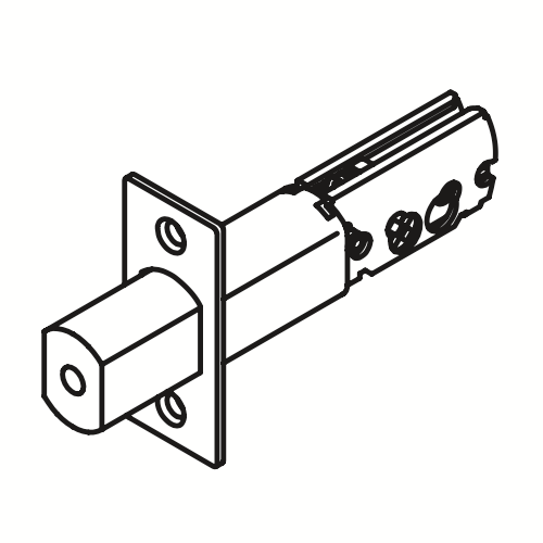 9091 UL Adjustable Square Corner Deadbolt Latch Delaney Hardware