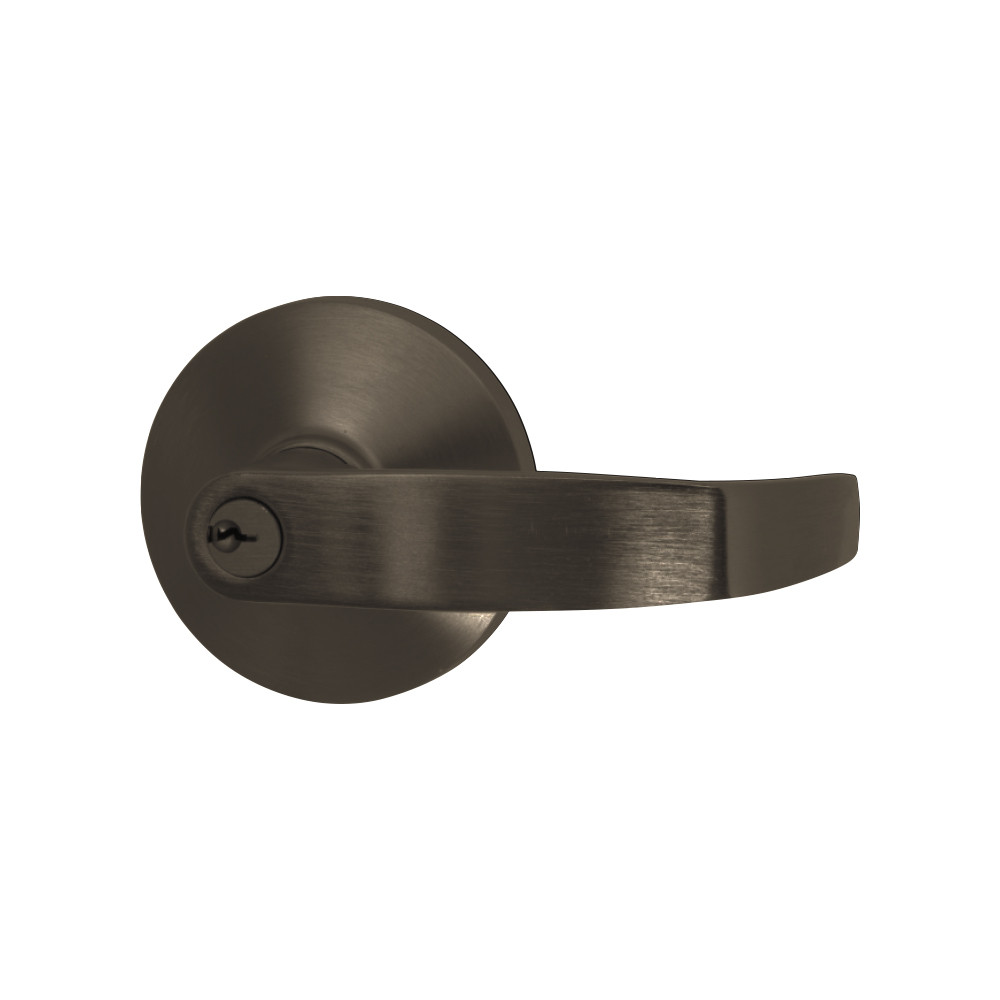 500L MD Lever Exit Device Trim, Keyed Entrance, Oil-Rubbed Bronze