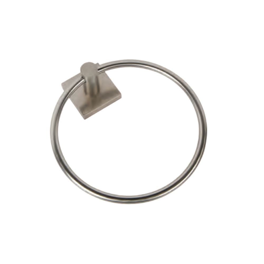 Delaney Hardware 900 Series Towel Ring In Black - Modern Bathroom Accessory