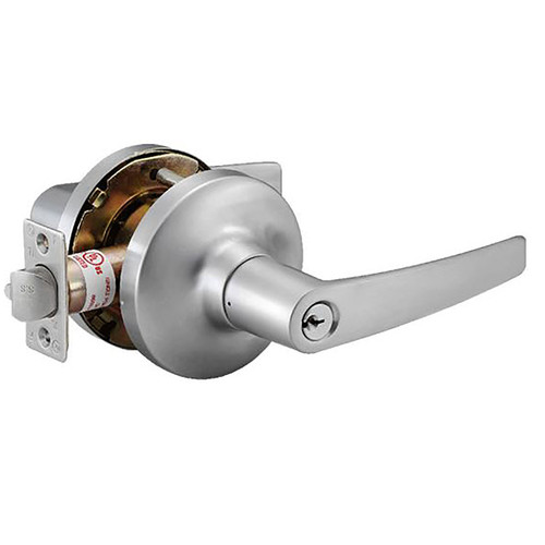 MD Entry Leverset, Dull Chrome (US26D)