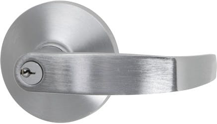 500L CT Lever Exit Device Trim, Keyed Entrance, Dull Chrome (US26D