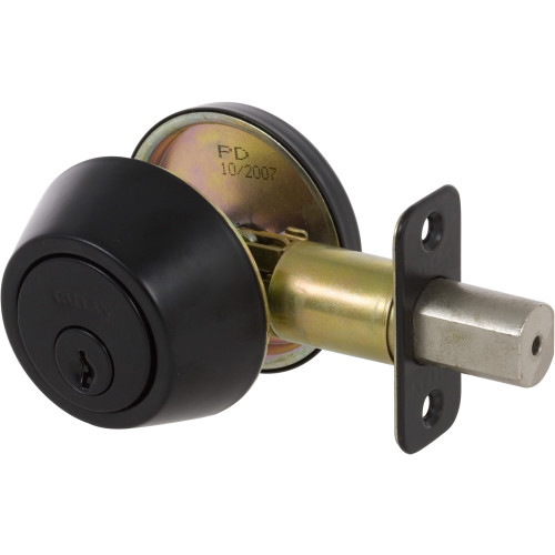 Single Cylinder Deadbolt, Black (US19)