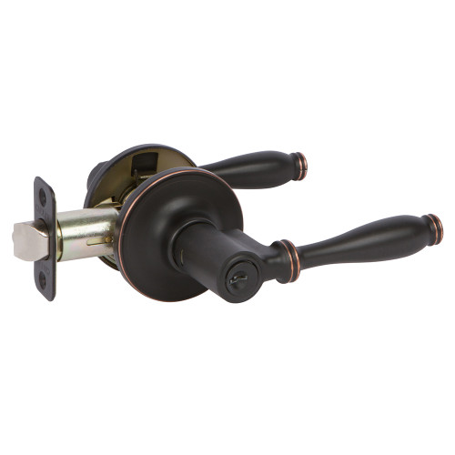Silona Entry Leverset, Oil-Rubbed Bronze Edged (US10BE)