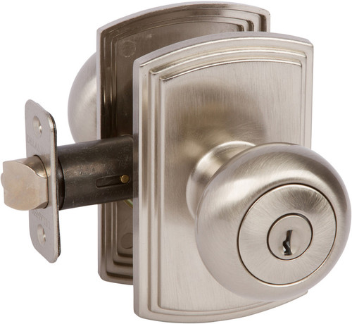 Santo Entry Knobset, Satin Nickel (US15)