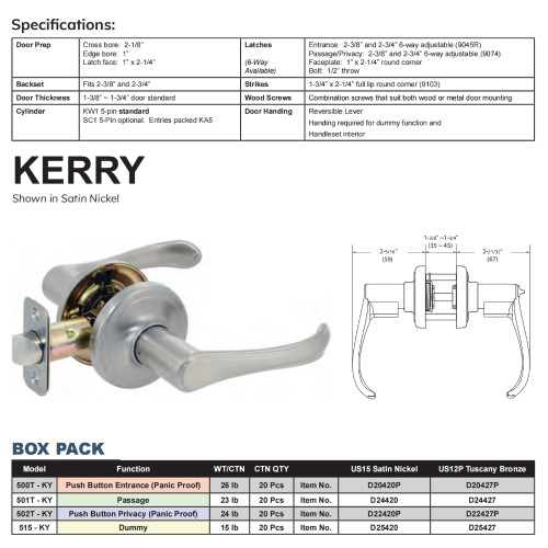 Logan Privacy Leverset, (Pushbutton) - Delaney Hardware