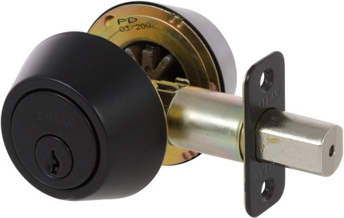 Double Cylinder Deadbolt, Black (US19)