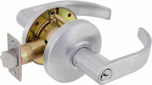 Grade 1 SD Storeroom Leverset, Dull Chrome (US26D)