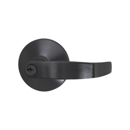 500L SD Lever Exit Device Trim, Keyed Entrance, Black (US19)