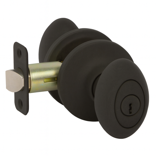 Carlyle Entry Knobset, Black (US19)