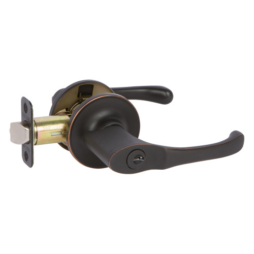 Bennett Entry Leverset, Oil-Rubbed Bronze Edged (US10BE) - Delaney