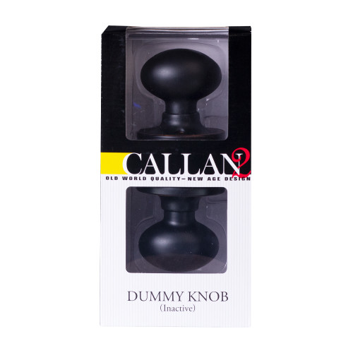 Edgewood Dummy Knobset, View Box (Pair), Oil-Rubbed Bronze Edged (US10BE)