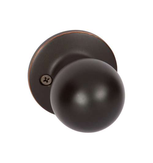 Fairfield Knob, Handleset Interior Trim, Oil-Rubbed Bronze Edged (US10BE)