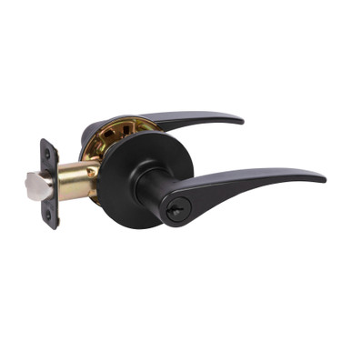 Dayton Entry Leverset, Black (US19) - Delaney Hardware