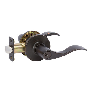 Logan Entry Leverset, Tuscany Bronze (US12P) - Delaney Hardware