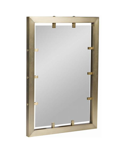 Modernism Brass Mirror