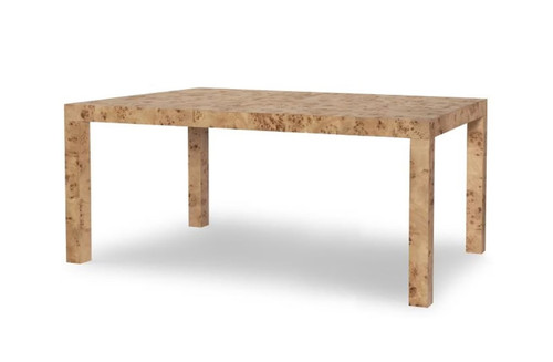Parsons table shown in clear lacquer finish