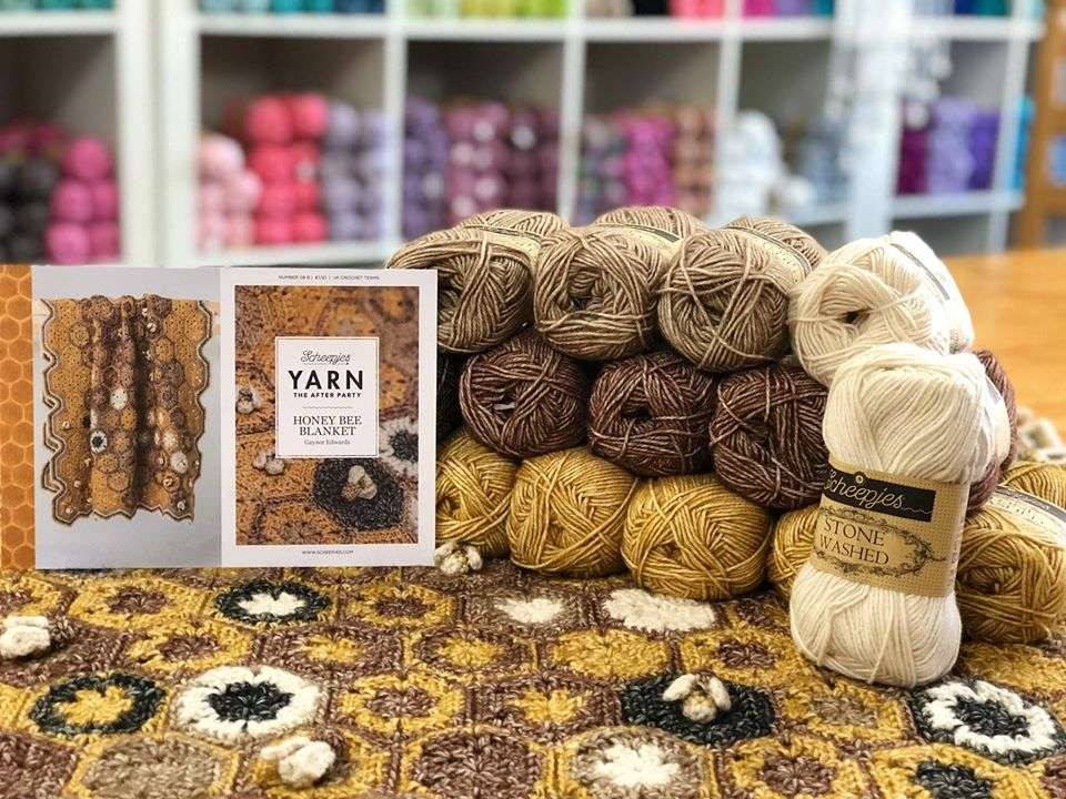 Scheepjes Honey Bee Blanket Kit The Art and Craft Cottage