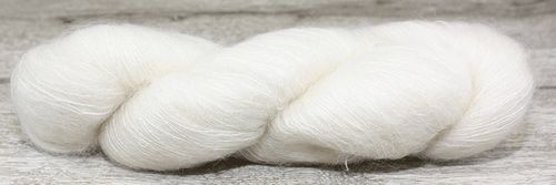 Undyed Mohair and Silk Lace/ 2ply 100g