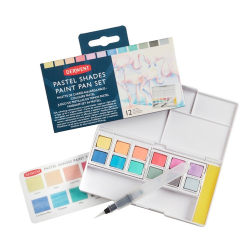 Derwent Pastel Shades Paint Pan Set 12