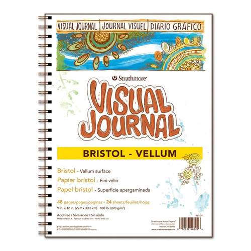 Strathmore Visual Journal Bristol Vellum 9in x 12in