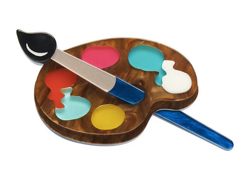 In Living Colour Brooch