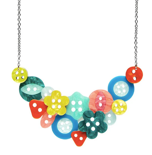 Cute As A Button Necklace
