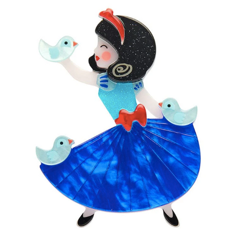 White as Snow Brooch