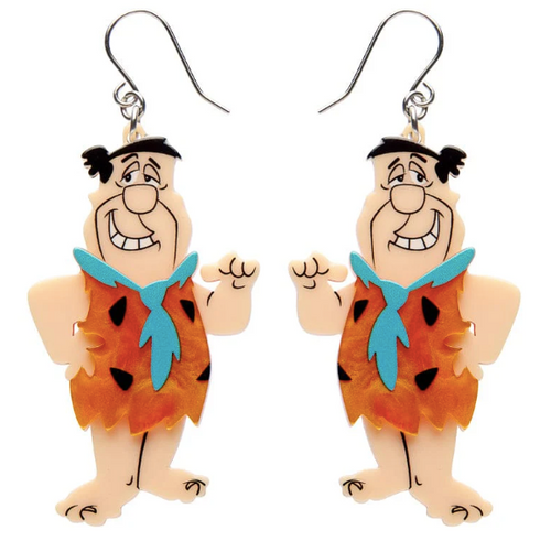 Fred Flintstone Drop Earrings
