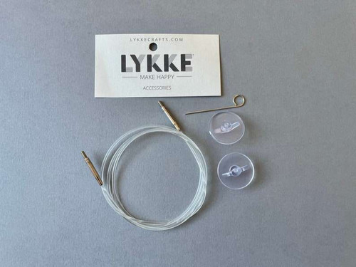 Lykke Interchangeable Swivel Cable Clear 40 inches Lykke Accessories Lykke