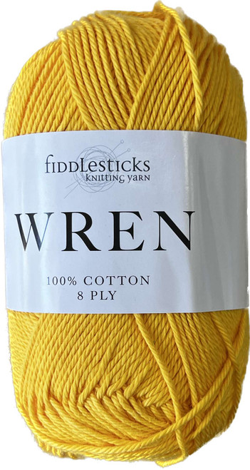 Fiddlesticks Wren 050 Marigold Wren 8ply Fiddlesticks