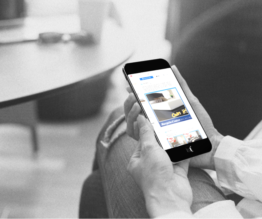Social Media on a phone.