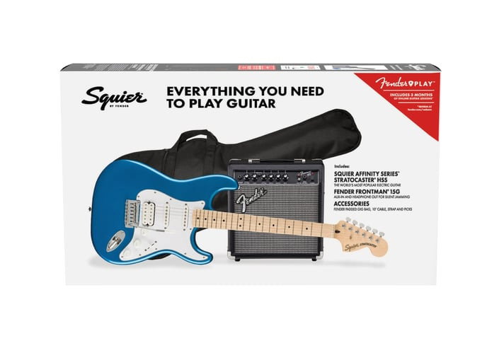 Squier Affinity Stratocaster HSS Pack - Lake Placid Blue