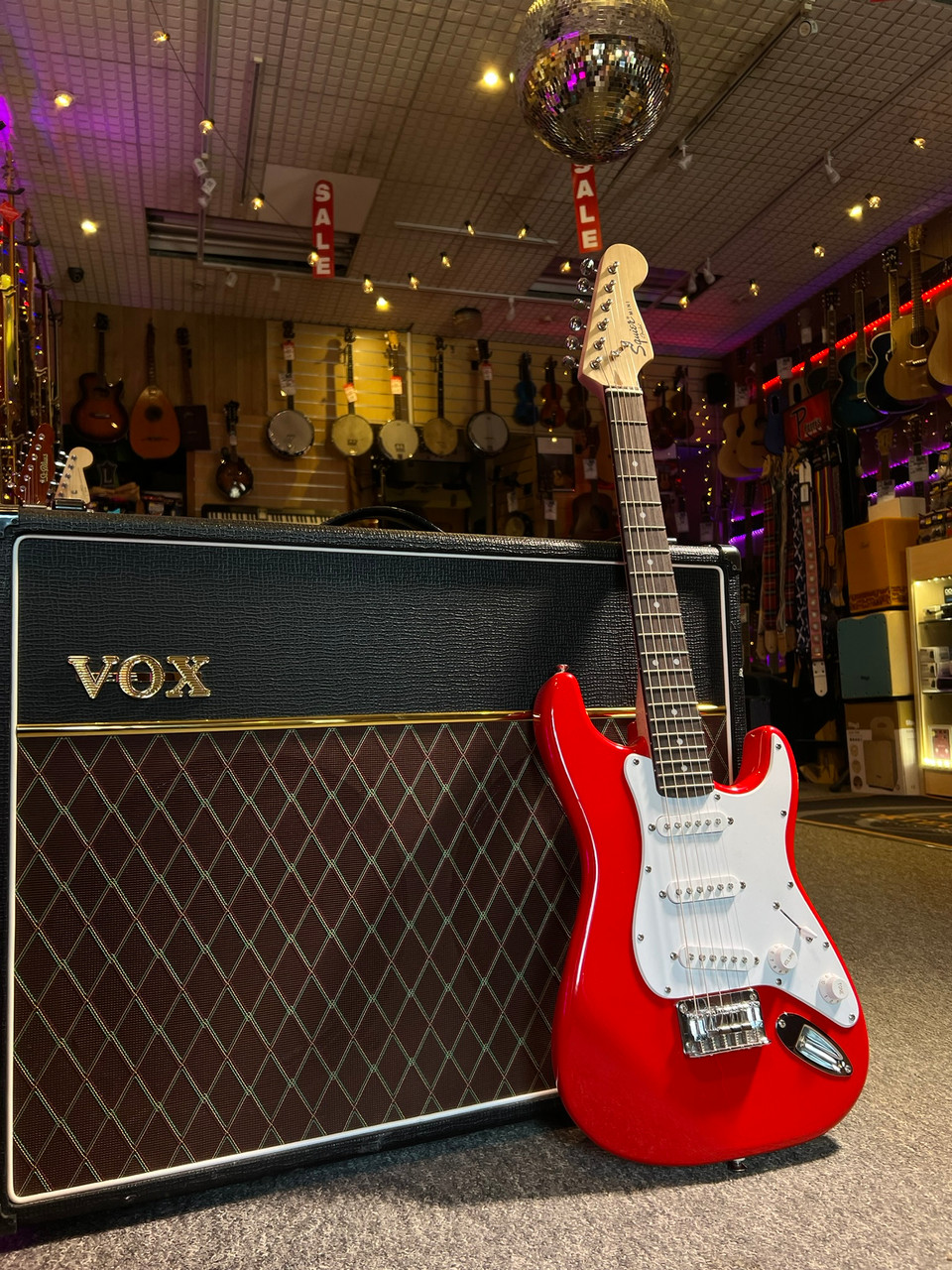 SOLD - Squier Bullet Stratocaster - Red - Electric Guitar