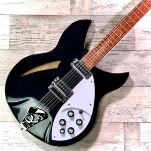SOLD - Rickenbacker 330/12 - Matte Black - 12 String Electric Guitar