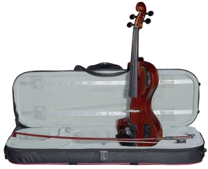 Hidersine HEV3 Electric Violin Outfit 4/4 - Zebrawood Finish