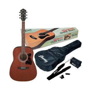 Ibanez V54NJP Dreadnought Jampack Acoustic Guitar Starter Pack - Sapele