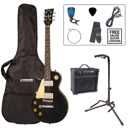 Encore E99 Electric Guitar Pack ~ Left Hand Gloss Black