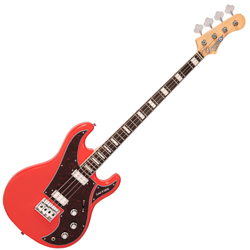 Rapier Saffire Bass Guitar ~ Fiesta Red