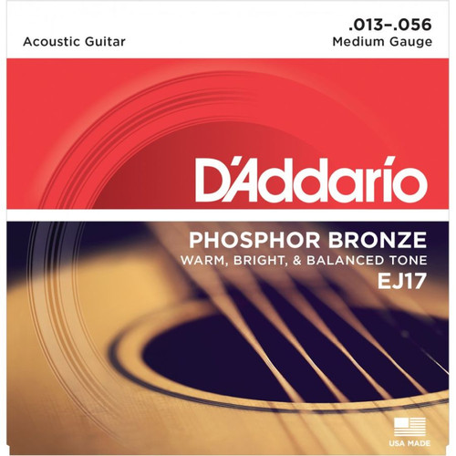 D`Addario EJ17 13-65 Phosphor Bronze Acoustic Guitar Strings