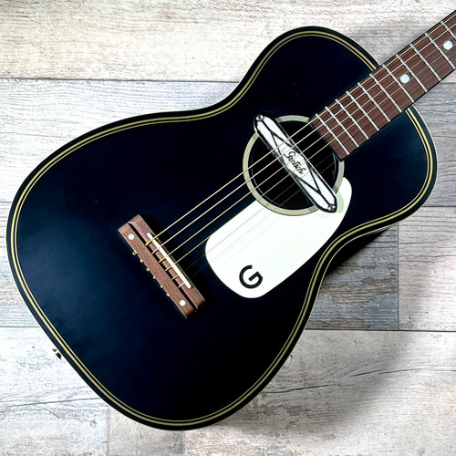 SOLD - 2020 Gretsch G9520E Gin Rickey Parlor - Smokestack Black