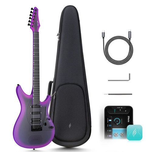 Enya Inspire Electric Smart Guitar - Royal Purple
