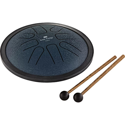 Meinl Small Steel Tongue Drum 7":  Navy Blue - G Minor