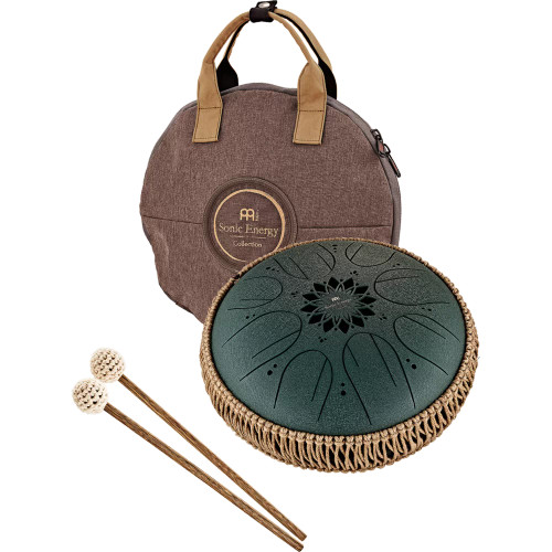 Meinl Octave Steel Tongue Drum 10": Dark Green - F# Minor (432 Hz)