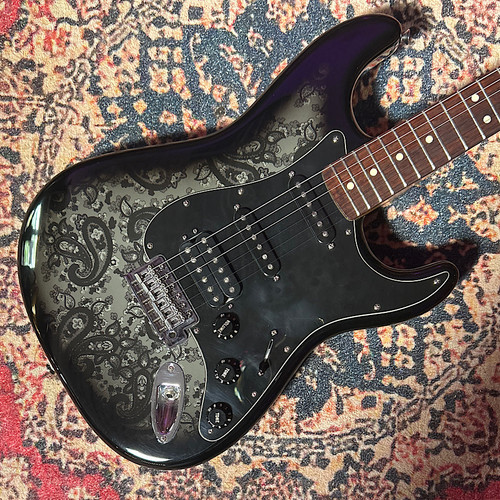 2012 Fender FSR Black Paisley Stratocaster