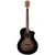 Washburn BTS9VCECH Electro-Acoustic Guitar, Gloss Charcoal Burst