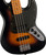 Squier 40th Anniversary Jazz Bass - Vintage Edition - Satin Wide 2-Colour Sunburst - Electric Bass Guitar