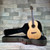 Steve Agnew handmade 00 12 Acoustic Guitar  Guitar and case upright