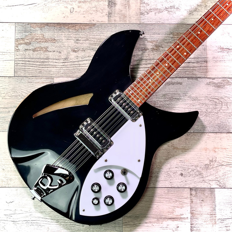 SOLD - Rickenbacker 330/12 - Matte Black - 12 String Electric Guitar