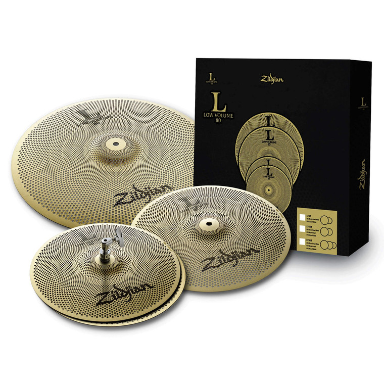 Zildjian L80 Low Volume Cymbal Pack - 13/14/18"